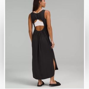 Lululemon, Pima Cotton Open Back Dress
